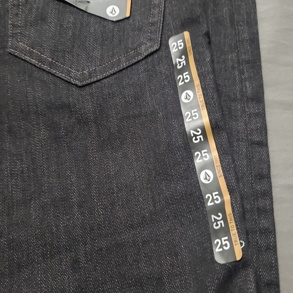 NWT Volcom Vorta Slim straight jeans boys size 25 (10) - Picture 7 of 13